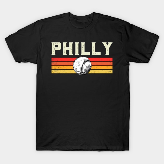 Philly Retro vintage Baseball T-Shirt by Novelty-art